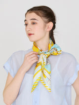 <Silk scarf 88> Pirouette