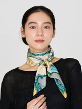 <Silk Scarf 88> Carriage