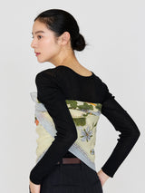 <コットンシルクストール120>ハーバルガーデン