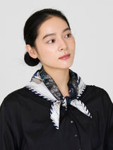 <Lace Triangle Scarf Mini> Pirouette