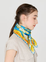 <Silk scarf 88> Flora