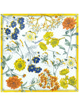 <シルクスカーフ65>コラージュオータムガーデン