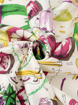 SILK SCARF 65 / HOT WINE