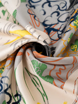 SILK SCARF 65 / BOTANIC GARDEN