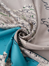 SILK SCARF 65 / GOLDEN NIGHT