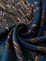 SILK SCARF 65 / GOLDEN NIGHT