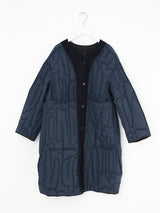 <キルティングロングコート>リバーシブル manipuri