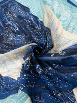 COTTON SILK STOLE 120 / FRAGMENT BANDANA