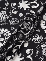 <Silk Scarf 65> Bohemian Bandana