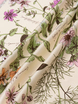 <Silk Scarf 88> Herbal Garden