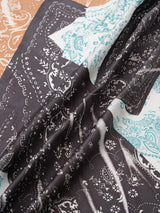 <Silk Scarf 65> Fragment Bandana