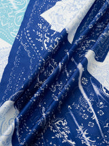 <Silk Scarf 65> Fragment Bandana