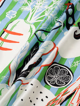 <Silk scarf 65> Veggie