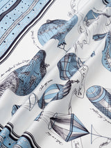 <Silk Scarf 65> Balloon Bandana