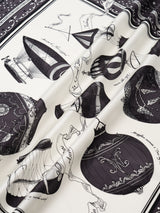 <Silk Scarf 65> Balloon Bandana