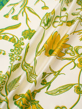 <Silk Scarf 65> Flora