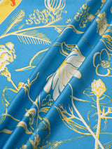 <Silk scarf 88> Flora