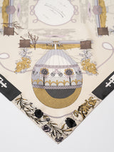 SILK SCARF 88 / FLOWER BALLOON