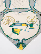 <Silk Scarf 65> Carriage