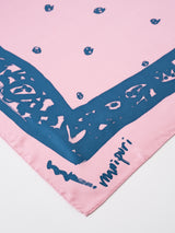 <Silk Scarf 65> Frame Bandana
