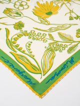 <Silk scarf 88> Flora