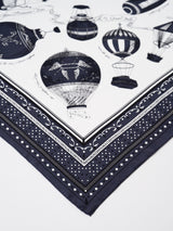 <Silk Scarf 65> Balloon Bandana