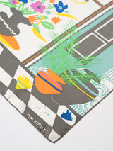 <Silk scarf 65> Shangri-La