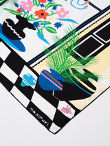 <Silk scarf 65> Shangri-La