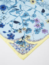 <Silk Scarf 88> Herbal Garden