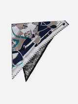 <Lace Triangle Scarf Mini> Pirouette