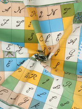 COTTON SCARF 65 / CROSSWORD
