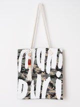 <Printed fabric tote bag> Logo