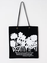 <帆布プリントトートバッグ>フラワー