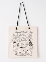 <帆布プリントトートバッグ>マジカルマップ