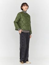 <シルククルーネックショートジャケット>リバーシブル ジョッキー