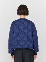 <シルククルーネックショートジャケット>リバーシブル ジョッキー
