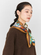 SILK SCARF 65 / BOTANIC GARDEN