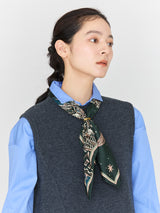 SILK SCARF 65 / GOLDEN NIGHT