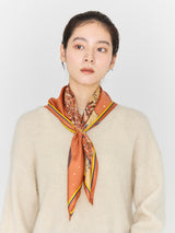 SILK SCARF 65 / GOLDEN NIGHT