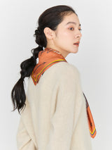 SILK SCARF 65 / GOLDEN NIGHT