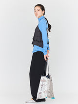 <reversible print tote bag l> Golden Night</reversible>