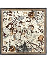 SILK SCARF 65 / HOT WINE