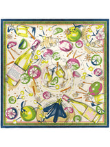 SILK SCARF 65 / HOT WINE