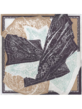 SILK SCARF 65 / FRAGMENT BANDANA