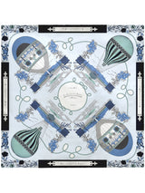 SILK SCARF 88 / FLOWER BALLOON