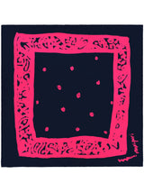 <Silk Scarf 65> Frame Bandana
