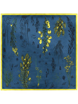 <シルクスカーフ65>ボタニカル