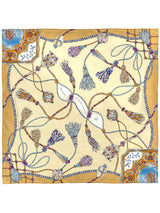 SILK SCARF 88 / VINTAGE TASSEL