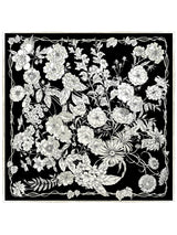 SILK SCARF 65 / FLOWER