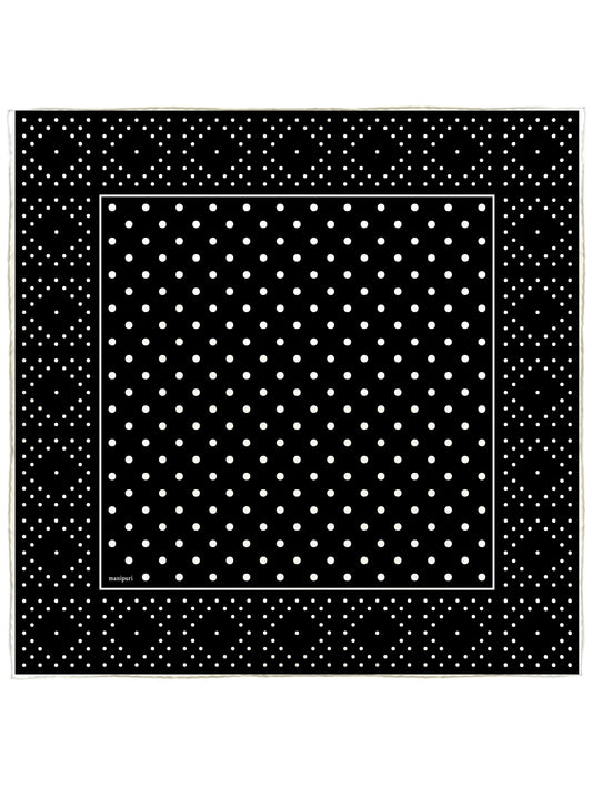 <シルクスカーフ65>ジオメドット